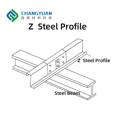 Yapısal uygulamalar için özelleştirilebilir uzunluk ve korozyona dayanıklı bitki ile C&Z purlins ve çapraz kiriş ve ridgepole ve galvanize çelik profili