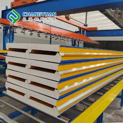 Isı Yalıtımı PU Sandviç Çatı Paneli Enerji Tasarrufu 75/100 / 150mm