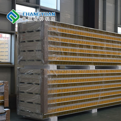 Isı Yalıtımı PU Sandviç Çatı Paneli Enerji Tasarrufu 75/100 / 150mm