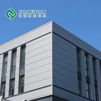 Dört Oluklu Perde Duvar Metal Panel 50/75 / 100mm Pu Duvar Paneli