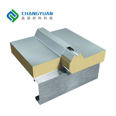 Modern Yalıtımlı Metal PU Sandviç Çatı Paneli Yangın Dayanımı