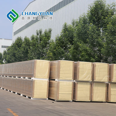 Kalınlık 100/150/200mm Sandviç Pu Panel Yalıtımlı Duvar Sistemi