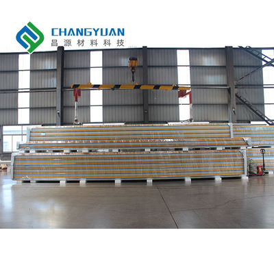 Shandongchangyuan PU Sandviç Duvar Paneli Ses Yalıtımlı Çeşitli Renk