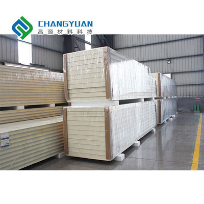 Kapalı Soğuk Oda PU Panel Pu Köpük Sandviç Panel 200mm 250mm