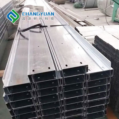 Gümüş C/Z Şekilli Yapısal Çelik Profil Galvanizli Çelik Şerit