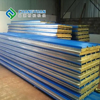 Çatı PVC / SMP / PVF yüzey için 50mm-200mm Sandviç Levha