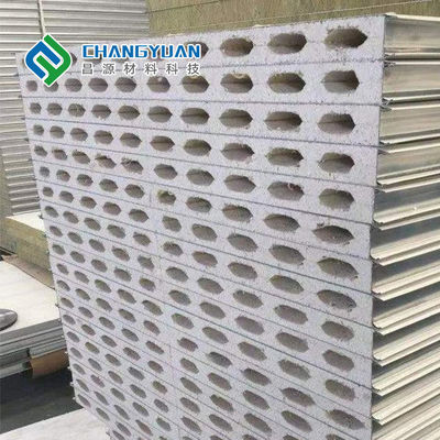 1000mm-1500mm Genişlik Yalıtımlı Sandviç Paneller Yangına Dayanıklı Sandviç Panel