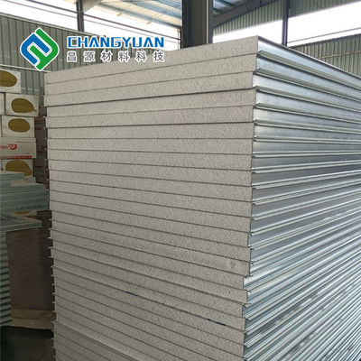 Dış duvar ve çatı için PVF SMP PVDF Kompozit Panel 50mm/75mm/100mm