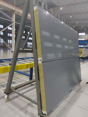 Çeşitli PU Sandviç Duvar Paneli 50/75/100/150/200mm Kalınlığı Su geçirmez