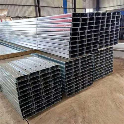 Özelleştirilebilir uzunlukta C/Z şeklinde galvanizli çelik profilleri