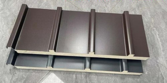 B1/B2 Yangın Derecesi Büyük Duvar Panelleri ile özelleştirilebilir PU Sandviç Çatı Paneli