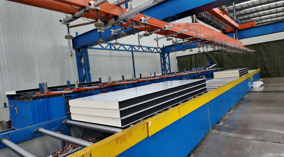 Su geçirmez ısı geçirmez ses geçirmez soğuk depolama PU panelleri 100/150/200mm ile