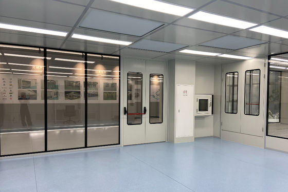 Özelleştirilebilir Yangın geçirmez yıkanabilir Temiz Oda Duvar Bölmeler kolay kurulum