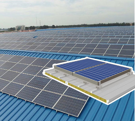 PU cam Yün çekirdeği PV çatı paneli genişliği 1000mm hava durumuna dayanıklı yapılar için