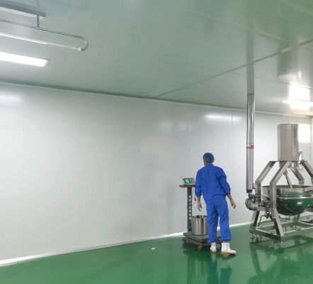 Su geçirmez temiz oda duvar paneli özelleştirilebilir ve 50/75/100mm kalınlık seçimleri