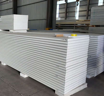 PVDF yüzeyi 50 mm kalınlığında dış duvar yalıtım sandwich panelleri