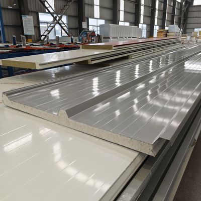 Yangın derecesi B1/B2 PU Çatı Paneli Özelleştirilebilir ve yangına dayanıklı çatı seçeneği