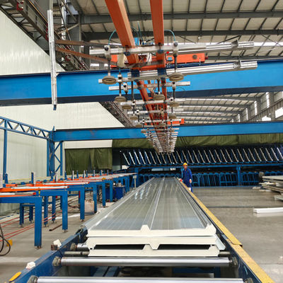 Su geçirmez PU Sandviç Çatı Paneli, B1/B2 Yangın derecesi ve Isı İzolasyonu