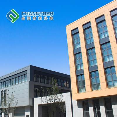 Ofis Binası Cephesi Üstün Yalıtım İçin Gerekli Taş Yünü Sandviç Panel