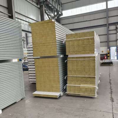 Ses emici ve ses geçirmez kaya yünü temiz oda duvar paneli güzel görünümlü