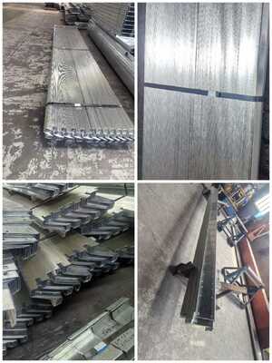 Yüksek Korozyon Direnci Oluklu Metal Döşeme, 500 Kg/m²'ye Kadar Yük Kapasitesi ve 0.7mm ila 1.5mm Kalınlıkta Yapısal Destek İçin