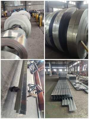 6000 mm'ye kadar özelleştirilebilir korozyona dayanıklı 500 kg/m2'ye kadar yük kapasitesi olan dalgalanmış metal döşeme